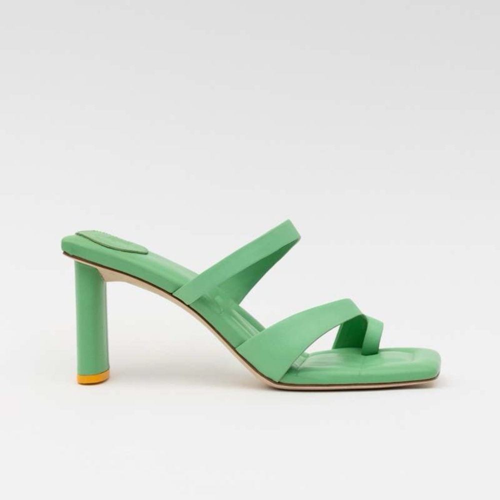 Oncept jade green Monaco sandals heels